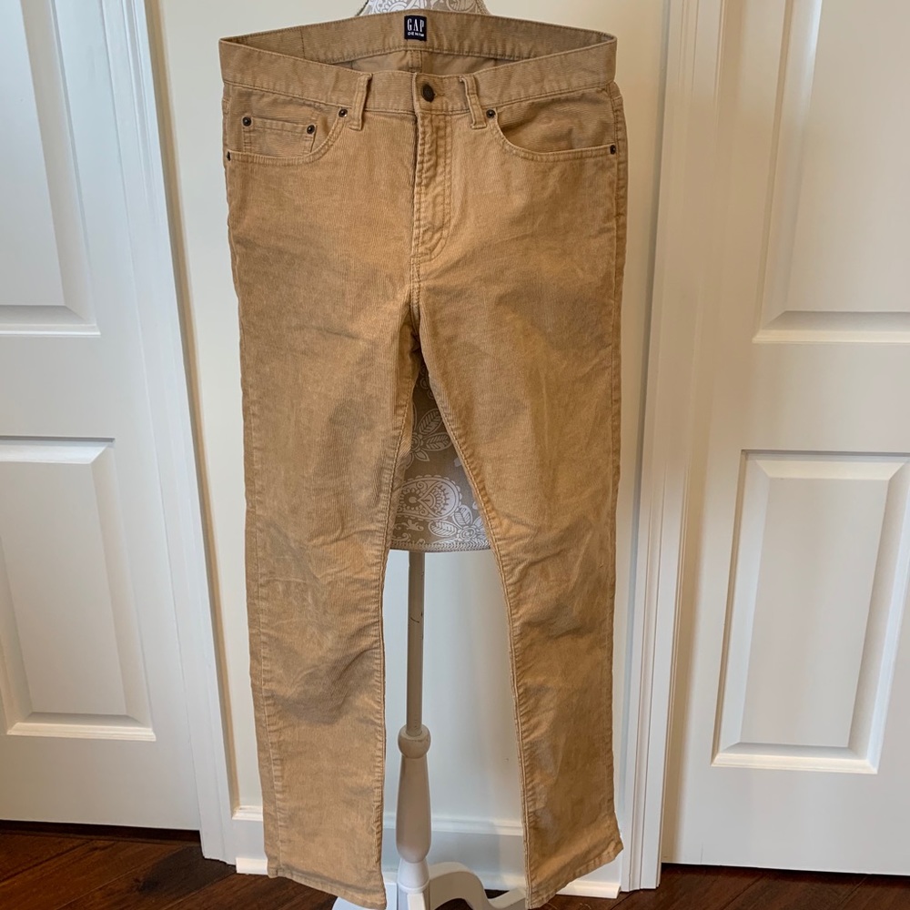 GAP Corduroy Slim Pants, 31x32.